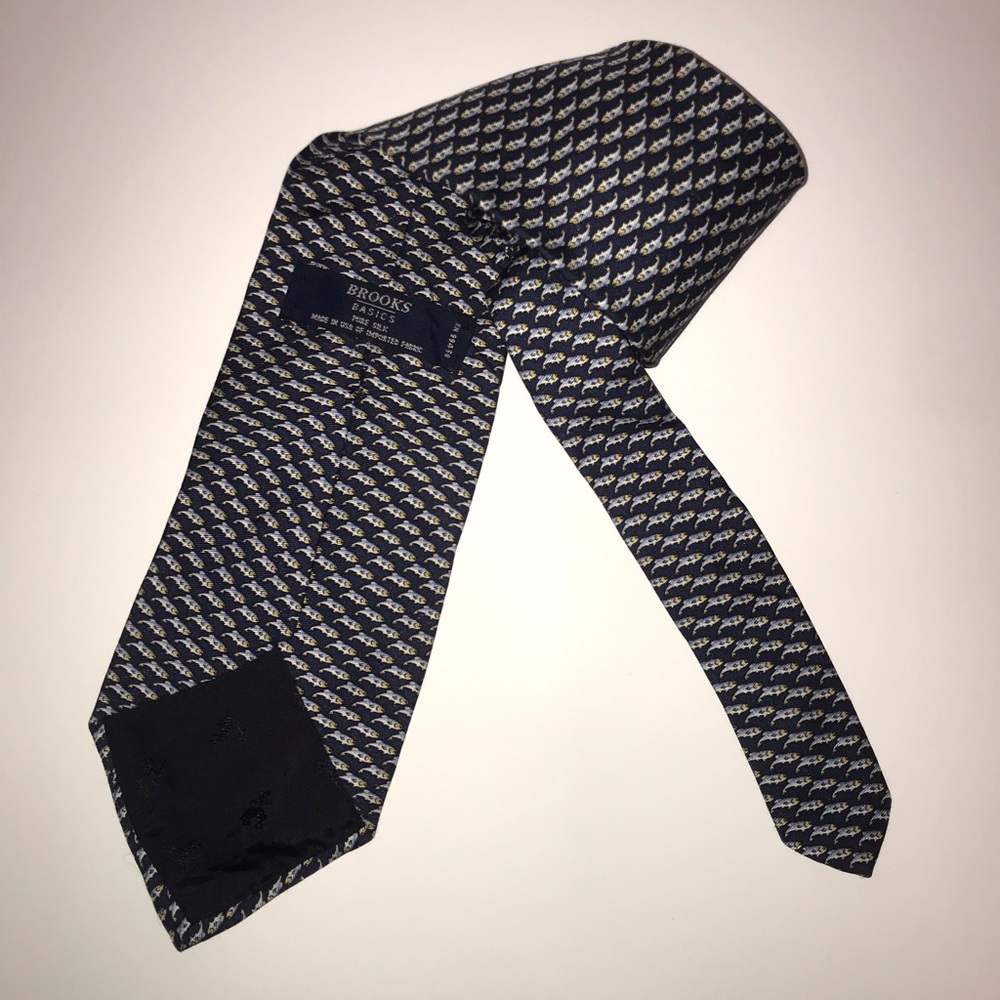 Brooks Silk Tie 🐟